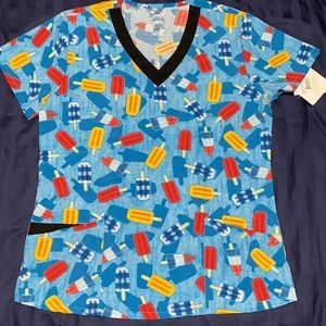 Scrub top short sleeve, Size M